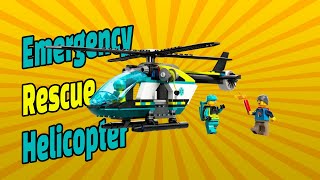 LEGO® City Emergency Rescue Helicopter  60405  Stop Motion [upl. by Aisena192]