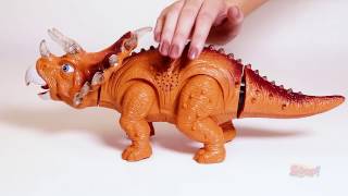 Coleção Dinossauros  Triceratops  Zoop Toys  ZP00161 [upl. by Eclud]