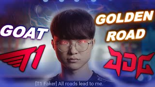 FAKER vs RULER I T1 vs JDG I GOAT SHT RIGHT THERE I T1 Fan Reaction [upl. by Lukin]