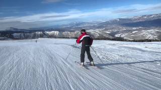 Skiing Snowmass  Rocky Mountain High Run [upl. by Edith]