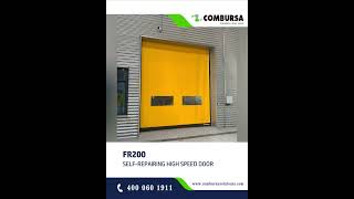 Combursa Industrial DoorsOverhead sectional door Dock Leveller Door ShelterHVLS ceiling fans [upl. by Burn]