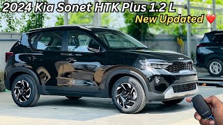 New Updated ✅ Kia Sonet HTK Plus 12 Ltr Manual Full Detailed Review 😍 New Features ❤️ Sonet 2024 [upl. by Stag250]