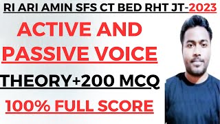 BED OSSSC EXAM 2023 I ACTIVE AND PASSIVE VOICE THEORY CLASS WITH SELECTED MCQ I HIGH SCHOOL TEACHER [upl. by Adniram]