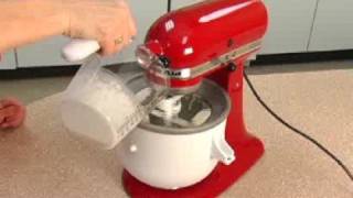 Making Ice Cream Using the Ice Cream Maker Attachment [upl. by Ecineg502]