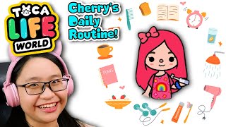 Toca Life World  Cherrys Daily Routine [upl. by Ainnek]