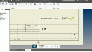 ANDREEs Inventor  Tutorial 26  Schriftfeld füllendefinieren [upl. by Sillsby]