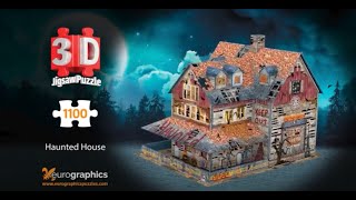 Eurographics Haunted House 3D Puzzle  Instructions [upl. by Pozzy]