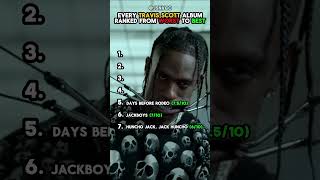 EVERY Travis Scott Album ranked from WORST to BEST [upl. by Ahsitam]