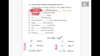 A1 səviyyə Tapşırıq  fellərin şəxsə görə dəyişməsi [upl. by Ai165]