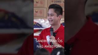 SANDRO MARCOS PANGULO DAW SYA NG DALAWANG LUGAR [upl. by Haldas701]