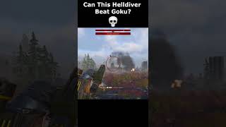 Can This Helldiver Beat Goku 💀 helldivers2 helldiver democracy skyrim gaming [upl. by Yde]