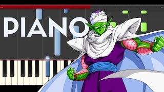 Dragon Ball Piccolo theme Piano Midi tutorial Sheet app Cover Karaoke [upl. by Naleag771]