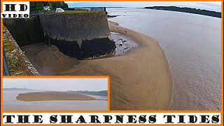 Extreme Tides Severn Estuary Sharpness TimeLapse [upl. by Bove]