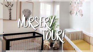 OUR NURSERY REVEAL amp TOUR  NEUTRAL THEME FOR BOY amp GIRL [upl. by Lledrac]