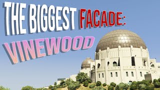 The Biggest Facade in San Andreas The Vinewood Hills [upl. by Aerdnwahs319]