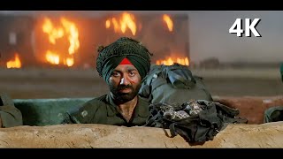 4K Border Movie Song  Hindustan Hindustan Hindustan Meri Jaan  Sunny Deol 90s Deshbhakti [upl. by Ahsauqal]