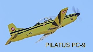 RC PILATUS PC9 Turboprop powered Grenchen 2018 [upl. by Aenad328]