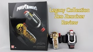 Legacy Collection Zeo Zeonizer UnboxingReview Power Rangers Zeo [upl. by Anaitak]