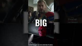 Thor vs Red Skull Thunder God vs Hydra’s Mastermind ⚡💀 mcu marvelstudios thor redskull shorts [upl. by Odrude633]