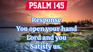 Responsorial Psalm 145 Chant  Catholic Mass  Ordinary Sunday [upl. by Melac322]