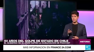 50 años del golpe de Estado en Chile así tomó el poder Augusto Pinochet [upl. by Margi]