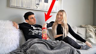 PRINGLES PRANK ON GIRLFRIEND [upl. by Othe]