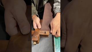 I Tried To Make a Handmade Leather Belt leatherbelt leathercraft [upl. by Crowns]