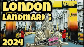 London Landmarks HALF MARATHON 2024  London was beautiful as always londonlandmarks [upl. by Isidore616]