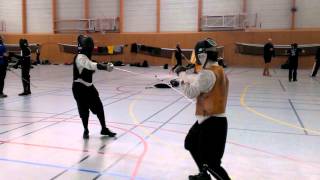 Verdadera Destreza vs RomanNapolitan school of rapier 3 [upl. by Verina]