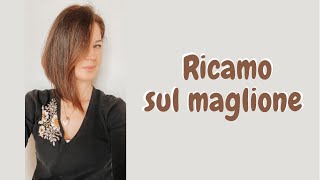 Idea ricamo sul maglione di cotone [upl. by Assener]