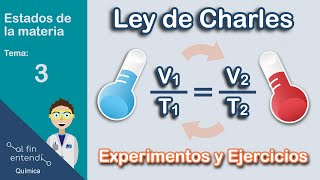 Relación entre Temperatura y Volumen de los gases Ley de Charles [upl. by Swagerty581]