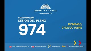 Siga en vivo la Sesión 974 del Pleno de la Asamblea Nacional del Ecuador [upl. by Adlemy]