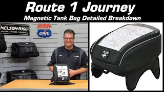 Nelson Rigg Route 1 Journey Magnetic Tank Bag Overview  NR150 [upl. by Tound237]