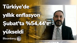 Türkiyede yıllık enflasyon Şubatta T44e yükseldi  Yatırım Kulübü  04032022 [upl. by Corron]