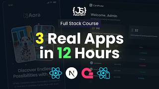 Build and Deploy 3 Modern Apps and Get Hired as Full Stack Developer Full 12Hour Course [upl. by Zigrang482]