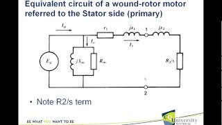 Equivalent Circuit of The Three Phase Induction Motor [upl. by Noraf]