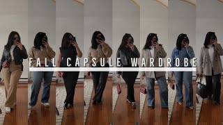 Fall Capsule Wardrobe 202422Pieces for 20PLUS Outfits [upl. by Ise]