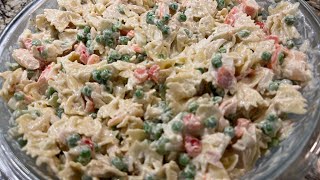 How To Make A Seafood Pasta Salad [upl. by Rednirah]