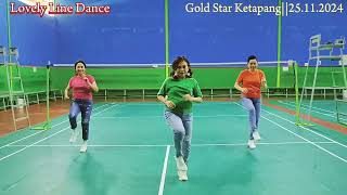 5 6 7 8Lovely Line Dance25112024Gold Star KetapangEdisi Ultah Ayin [upl. by Ekram]