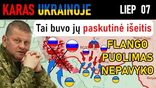 Liep 7 Geras Bandymas Netikėtas Rusų Flango Puolimas ŽLUGO APGAILĖTINAI  Karas Ukrainoje [upl. by Darill593]