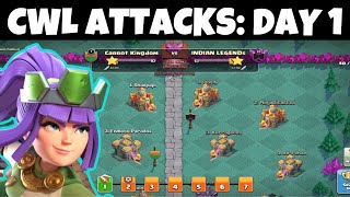 🔴 LIVE  12 ACCOUNTS IN CWL CWL ATTACKS  Clash of Clans [upl. by Odilo]