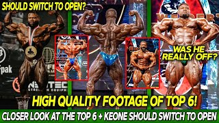 Mr Olympia 2024  CLOSER LOOK at the Top 6 HD FOOTAGE  Should Keone Pearson Switch to OPEN [upl. by Renado]