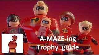 Lego The Incredibles  AMAZEing trophy guide [upl. by Rehctaht836]