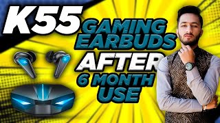 ⚠️ Not For GAMING  BlueWow K55 Gaming Wireless Earbuds Unboxing and Review by Hammad 946 [upl. by Yrolg357]