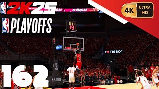 NBA 2K25 My Career PC 4K EP162 Playoffs East Semis Game 4 Bulls  Hawks [upl. by Yttiy]