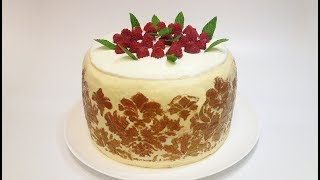 ТОРТ quotМАЛИНОВЫЙ ВОСТОРГquot cake crimson delight [upl. by Venezia]