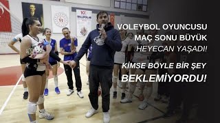 KADIN VOLEYBOLCUYA SÜRPRİZ EVLİLİK TEKLİFİ [upl. by Georgianne]