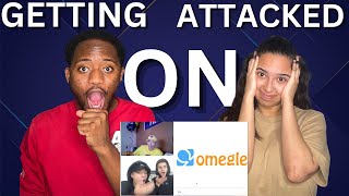 GETTING ATTACKED ON OMEGLE LARRAY  RAE AND JAE [upl. by Gaye]