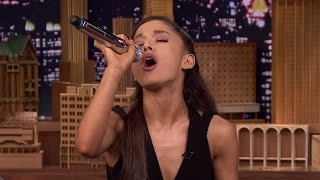 Ariana Grande Impersonates Britney Christina Celine Dion amp Announces NEW Single [upl. by Mou]