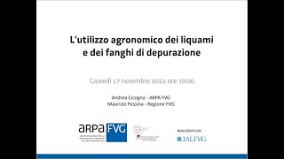 L’utilizzo agronomico dei liquami e dei fanghi di depurazione [upl. by Assylem]